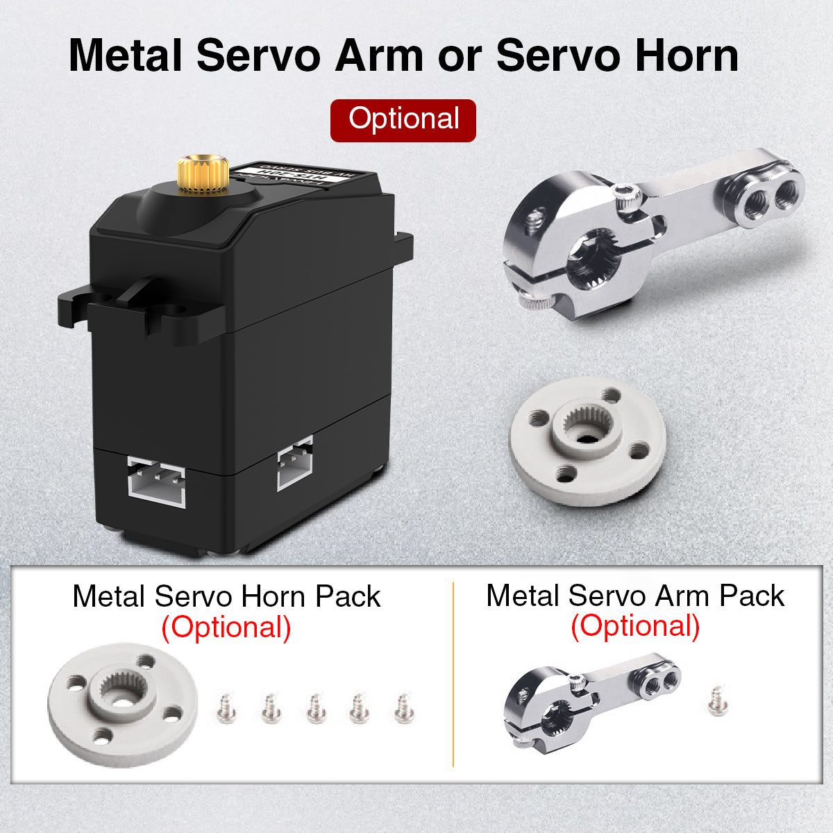 Hiwonder HTS-20H Serial Bus High Voltage Servo with 20KG Torque and Data Feedback Function