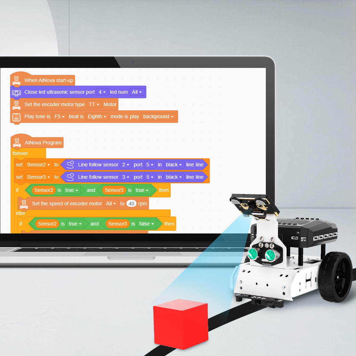 Hiwonder AiNova Pro 16-in-1 Programmable Building Robotic