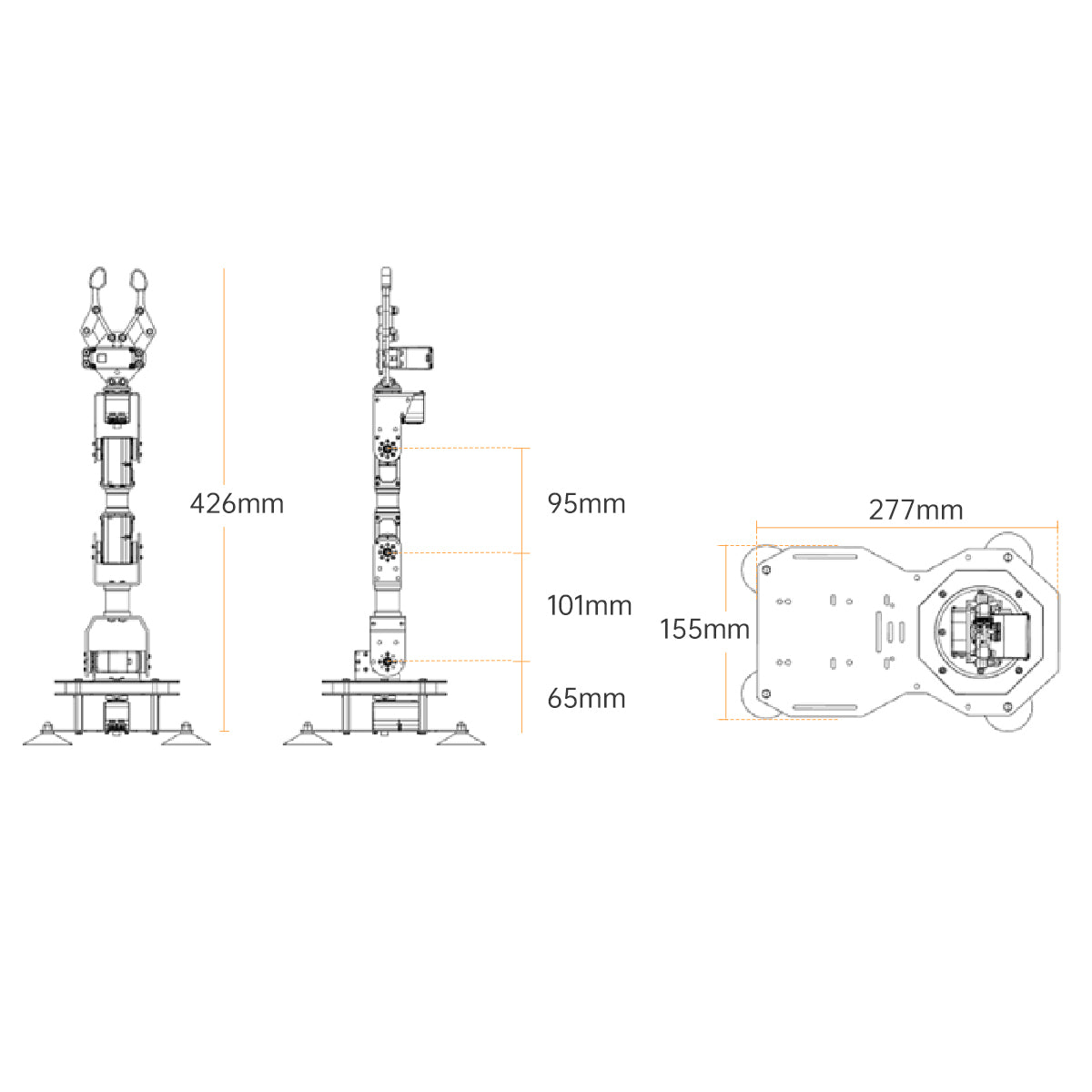 xArm ESP32 Bus Servo Robotic Arm Powered by Open-source ESP32 Python Programmable Robot