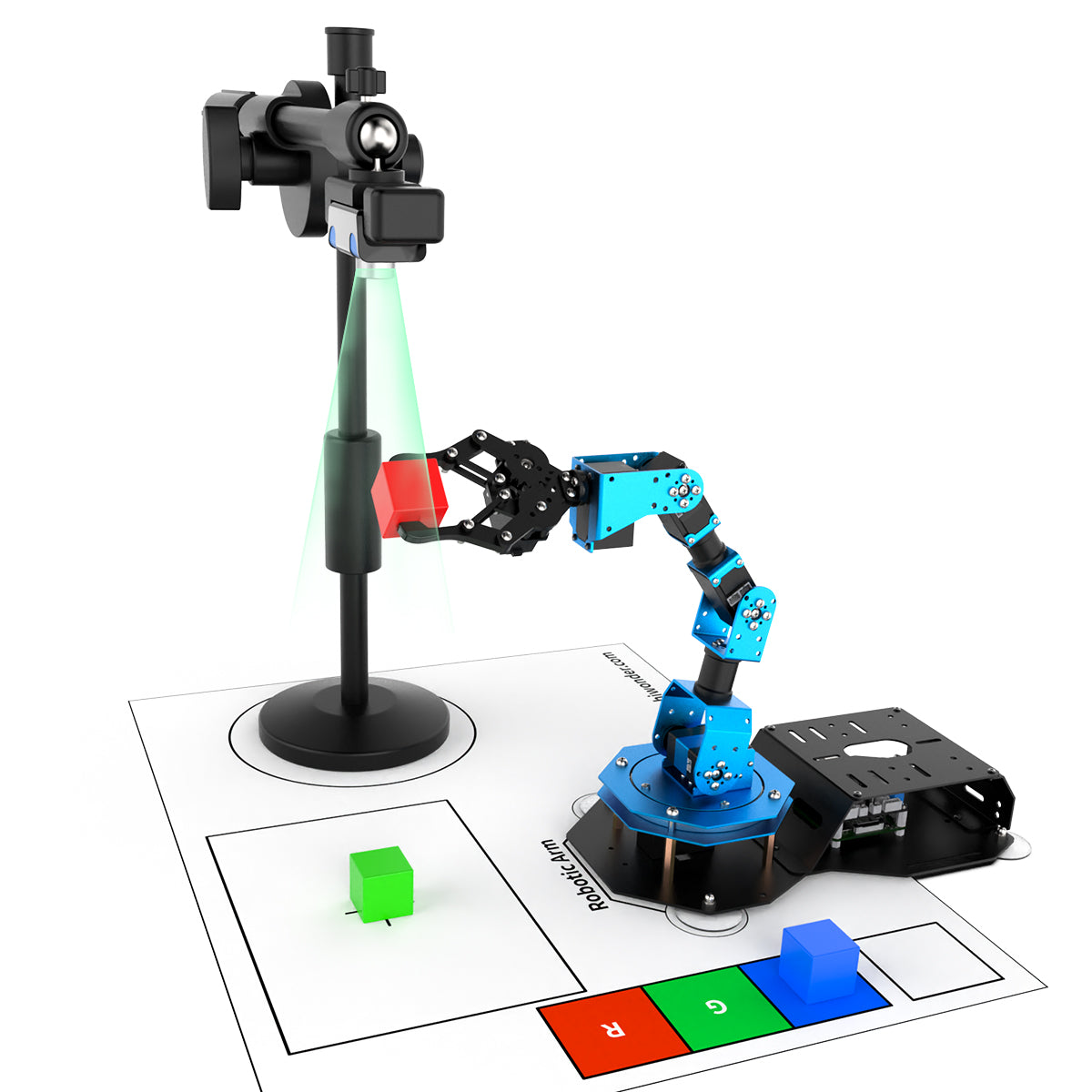 ArmPi Hiwonder Raspberry Pi 4B AI Vision Robotic Arm/ Python Program