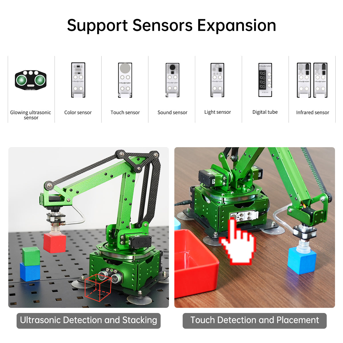 Hiwonder MaxArm Open Source Robot Arm Powered by ESP32 Support Python and Arduino Programming Inverse Kinematics Learning