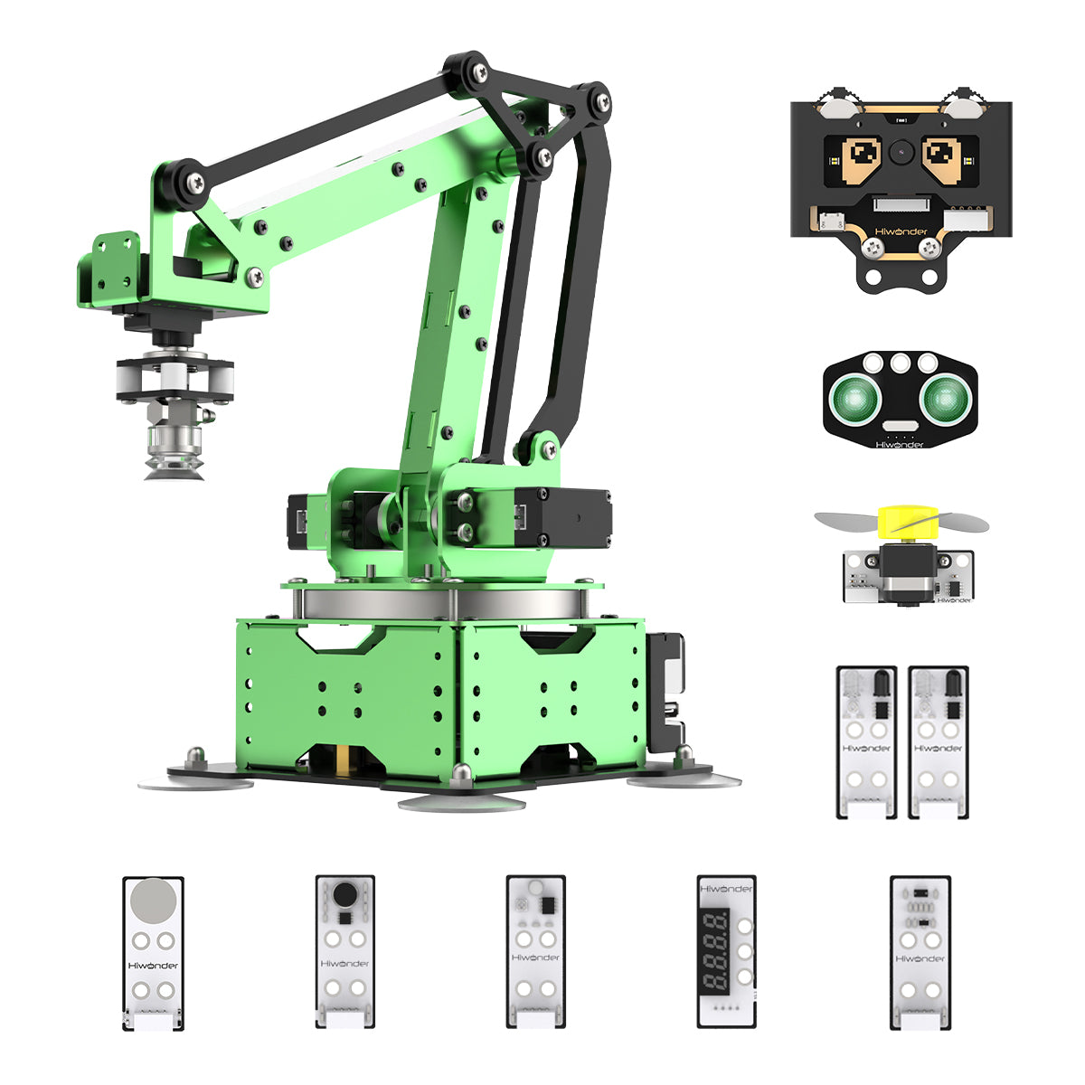 Hiwonder MaxArm Open Source Robot Arm Powered by ESP32 Support Python and Arduino Programming Inverse Kinematics Learning