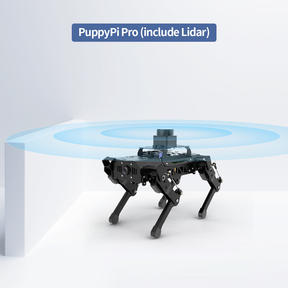 PuppyPi Hiwonder Quadruped Robot with AI Vision Powered by Raspberry Pi ROS Open Source Robot Dog